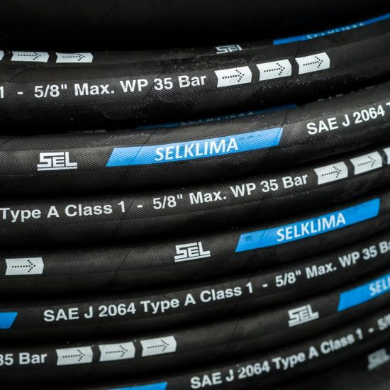 Furtun climă cu insertie textilă SEL